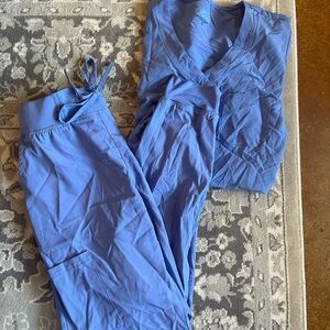 Blue Scrub Set